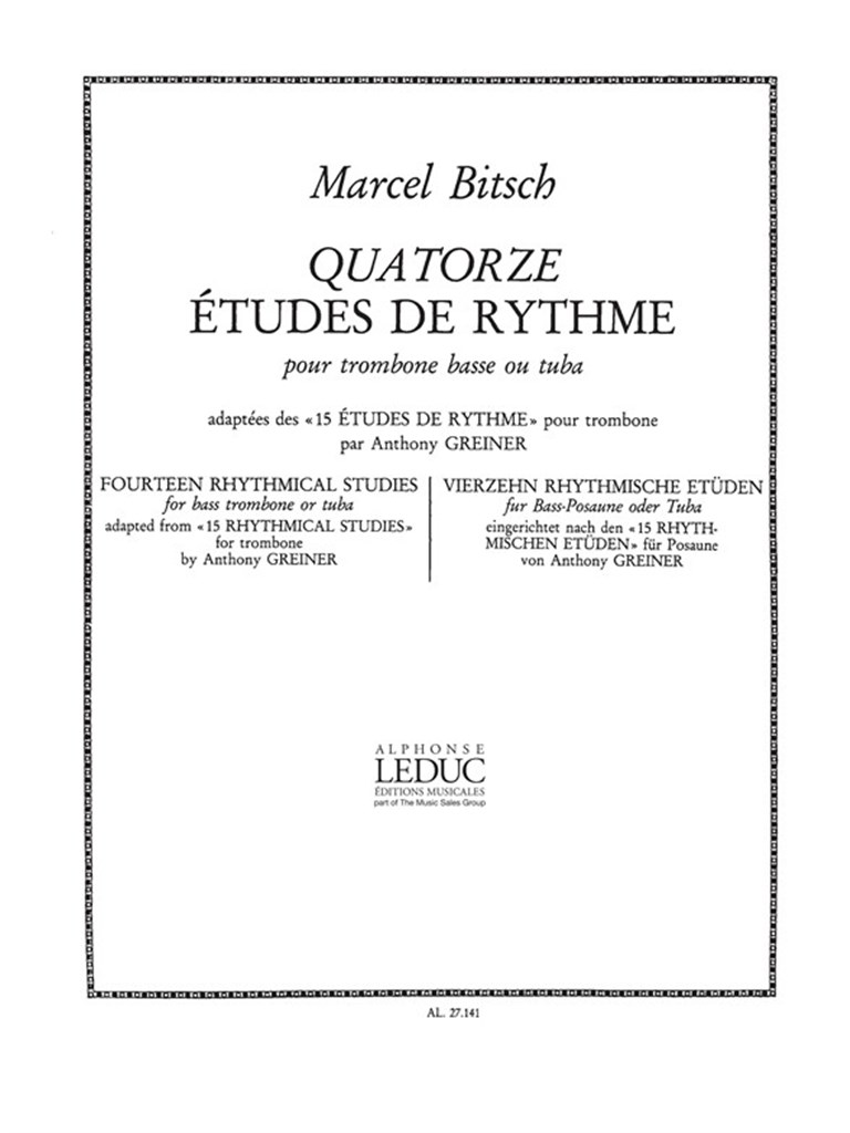 14 Etudes De Rythme